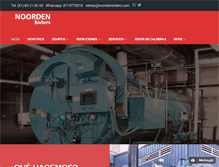 Tablet Screenshot of noordenboilers.com